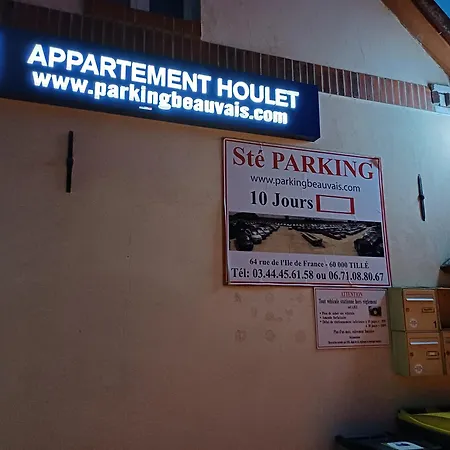 公寓 Aeroport Paris Beauvais Houlet 10 Min A Pied Aeroport Parkingbeauvais Longue Duree *