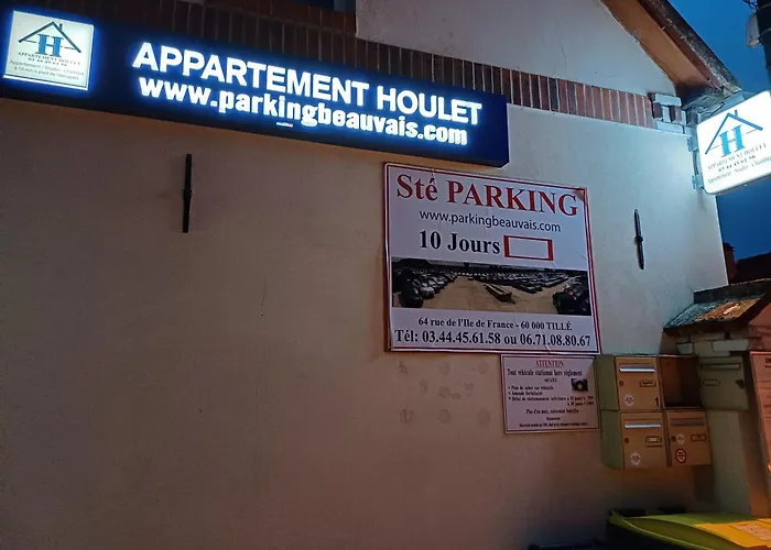 Apartament Aeroport Paris Beauvais Appartement Houlet 10 Min A Pied Aeroport Parkingbeauvais Longue Duree *